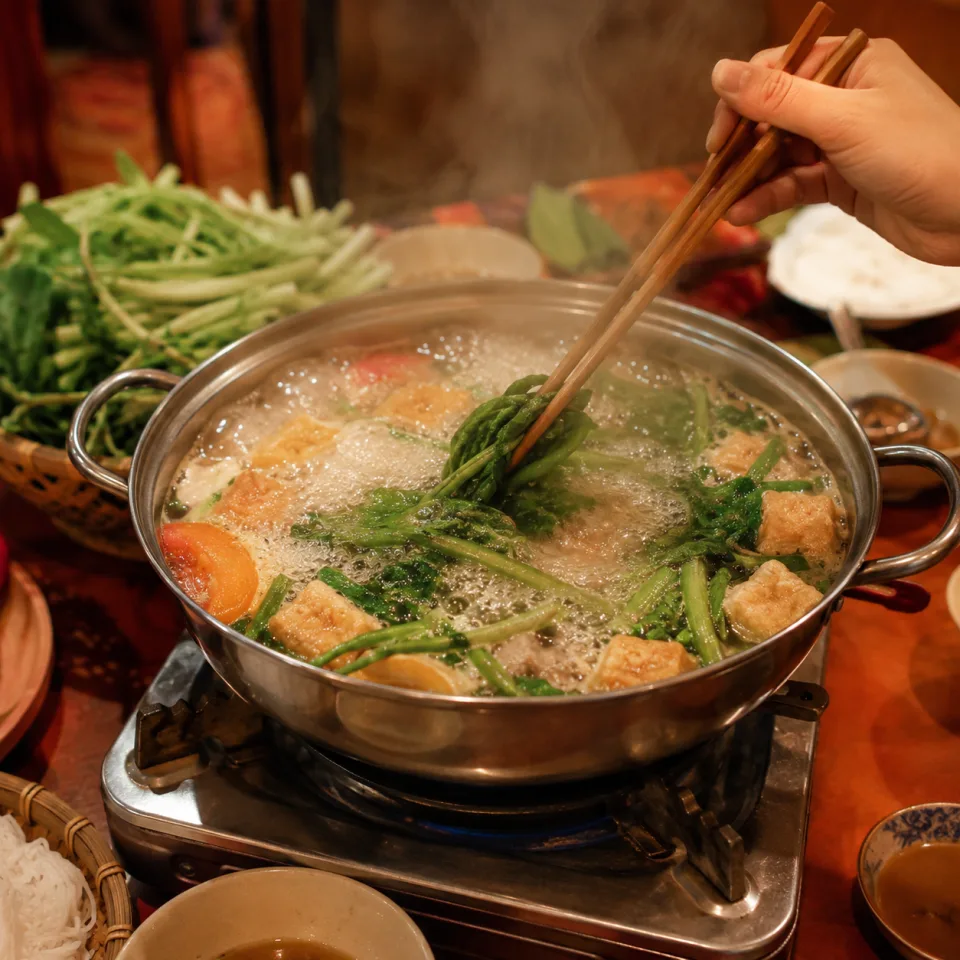 Không gian quán buổi sáng